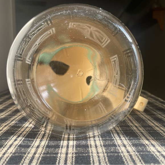 Vintage Glass Pitcher Juice Carafe with Lid Seal Mid Century Modern GUC #583 - Picture 5 of 8